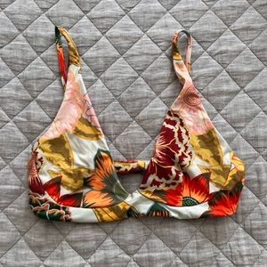 Stone Fox Swim tropical swimsuit top